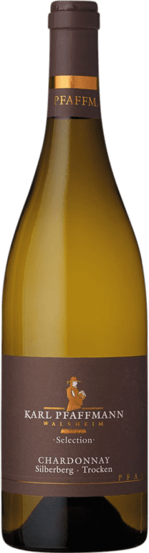 16,95 € Envio grátis | Vinho branco Karl Pfaffmann Spätlese Seco Q.b.A. Pfälz Pfälz Alemanha Chardonnay Garrafa 75 cl