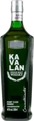 72,95 € Spedizione Gratuita | Whisky Single Malt Kavalan Concertmaster Taiwanesischer Port Cask Finish Taiwan Bottiglia Medium 50 cl