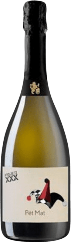 34,95 € 免费送货 | 白酒 Kaltern XXX Pét Mat Bianco Pét-Nat Pétillant Naturel D.O.C. Südtirol Alto Adige Tirol del Sur 意大利 Sauvignon White 瓶子 75 cl