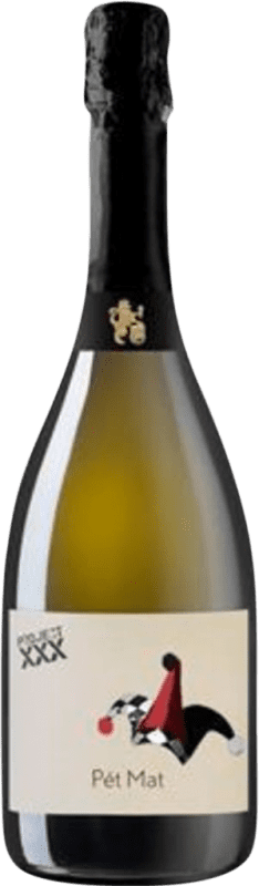 42,95 € 免费送货 | 白葡萄酒 Kaltern XXX Pét Mat Pét-Nat Pétillant Naturel 自然起泡酒 D.O.C. Südtirol Alto Adige Tirol del Sur 意大利 Sauvignon White 瓶子 75 cl