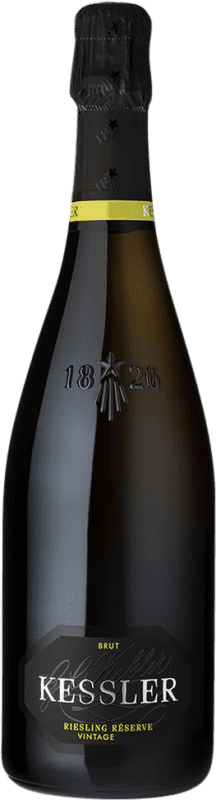 27,95 € Spedizione Gratuita | Spumante bianco Kessler Sekt Vintage Riserva Germania Riesling Bottiglia 75 cl