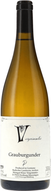 17,95 € Envoi gratuit | Vin blanc Klaus Vorgrimmler I.G. Baden Baden Allemagne Pinot Gris Bouteille 75 cl