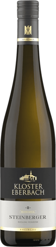 19,95 € Бесплатная доставка | Белое вино Kloster Eberbach Steinberger Halbtrocken — Полусухое VDP Ortswein — Вино из деревни Q.b.A. Rheingau Rheingau Германия Riesling — Рислинг 75 cl