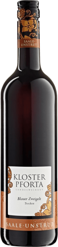 12,95 € Kostenloser Versand | Rotwein Kloster Pforta Blauer Saale Unstrut Deutschland Zweigelt Flasche 75 cl