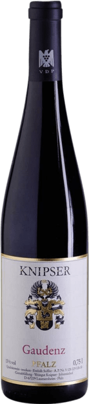 21,95 € Envio grátis | Vinho Tinto Knipser Gaudenz Trocken — Seco Cuvée Barrica Q.b.A. Pfälz Pfälz Alemanha Cabernet Sauvignon, Dornfelder 75 cl