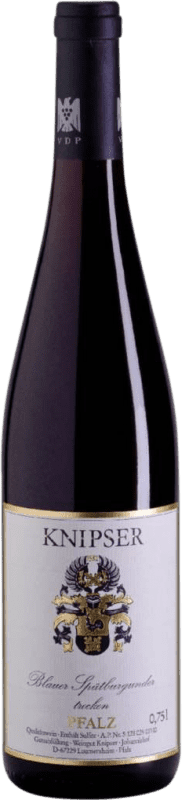 25,95 € Envio grátis | Vinho Tinto Knipser Trocken — Seco Q.b.A. Pfälz Pfälz Alemanha Pinot Noir 75 cl