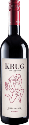 19,95 € 送料無料 | 赤ワイン Krug クラシック, Cuvée D.A.C. Thermenregion オーストリア Merlot — メルロー, Nebbiolo — ネッビオーロ 75 cl