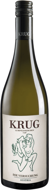 28,95 € 送料無料 | 白ワイン Krug Die Versuchung D.A.C. Thermenregion オーストリア Pinot Grey ボトル 75 cl