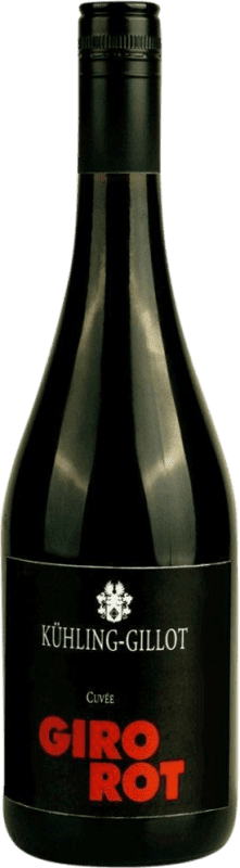 14,95 € Envío gratis | Vino tinto Kühling-Gillot Giro Cuvée Rotwein Seco Q.b.A. Rheinhessen Rheinhessen Alemania Merlot, Syrah, Cabernet Sauvignon, Pinot Negro Botella 75 cl
