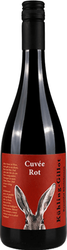 15,95 € Kostenloser Versand | Rotwein Kühling-Gillot Giro Trocken Cuvée Q.b.A. Rheinhessen Rheinhessen Deutschland Merlot, Syrah, Cabernet Sauvignon, Pinot Noir — Spätburgunder Flasche 75 cl