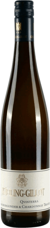 14,95 € Kostenloser Versand | Weißwein Kühling-Gillot Qvinterra Trocken Q.b.A. Rheinhessen Rheinhessen Deutschland Chardonnay, Pinot Gris — Grauburgunder 75 cl