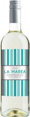 8,95 € 免费送货 | 白酒 La Marea I.G.T. Delle Venezie Venecia 意大利 Chardonnay 瓶子 1 L