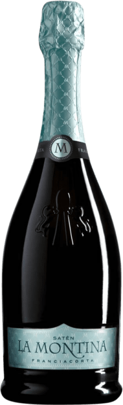 35,95 € Envío gratis | Espumoso blanco La Montina Saten Brut D.O.C.G. Franciacorta Lombardia Italia Chardonnay Botella 75 cl