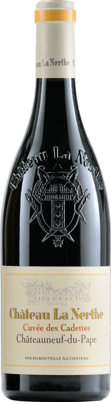 161,95 € Kostenloser Versand | Rotwein Château La Nerthe Cadettes Cuvée A.O.C. Châteauneuf-du-Pape Rhône Frankreich Garnacha — Grenache, Monastrell, Nebbiolo, Mourvèdre Flasche 75 cl