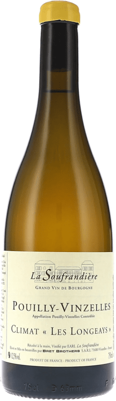66,95 € Kostenloser Versand | Weißwein La Soufrandière Climat les Longeays A.O.C. Pouilly-Vinzelles Burgund Frankreich Chardonnay Flasche 75 cl