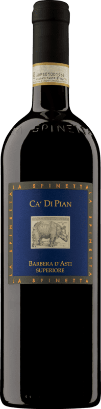 25,95 € Envío gratis | Vino Tinto La Spinetta Ca di Pian D.O.C. Barbera d'Asti Piemonte Italia Barbera Botella 75 cl