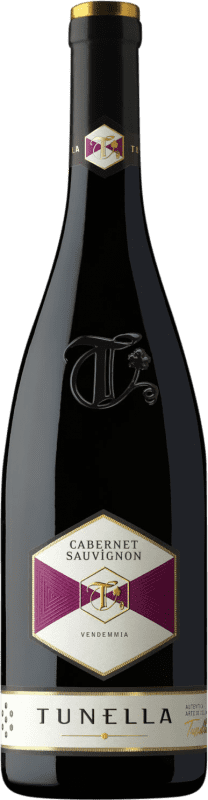 21,95 € Envío gratis | Vino tinto La Tunella D.O.C. Friuli Friuli-Venezia Giulia Italia Cabernet Sauvignon Botella 75 cl
