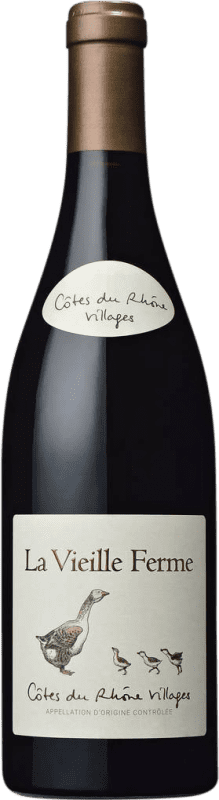 14,95 € 免费送货 | 红酒 La Vieille Ferme A.O.C. Côtes du Rhône 罗纳 法国 Syrah, Grenache, Mourvèdre 瓶子 75 cl