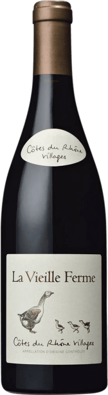 8,95 € 免费送货 | 红酒 La Vieille Ferme A.O.C. Côtes du Rhône Villages 罗纳 法国 Syrah, Grenache, Mourvèdre 瓶子 75 cl