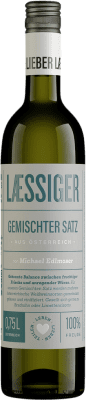 9,95 € Бесплатная доставка | Белое вино Laessiger Gemischter Satz I.G. Niederösterreich Niederösterreich Австрия Nebbiolo — Неббиоло, Riesling — Рислинг, Grüner Veltliner 75 cl