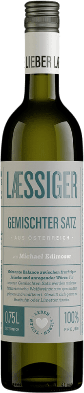 7,95 € Envío gratis | Vino blanco Laessiger Gemischter Satz I.G. Niederösterreich Niederösterreich Austria Nebbiolo, Riesling, Grüner Veltliner Botella 75 cl