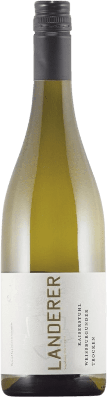 11,95 € 免费送货 | 白酒 Landerer Kaiserstühler 干 I.G. Baden Baden 德国 Pinot White 瓶子 75 cl