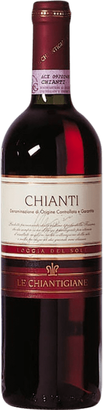 11,95 € 送料無料 | 赤ワイン Le Chiantigiane Loggia del Sole D.O.C.G. Chianti イタリア Sangiovese — サンジョヴェーゼ, Canaiolo — カナイオーロ 75 cl