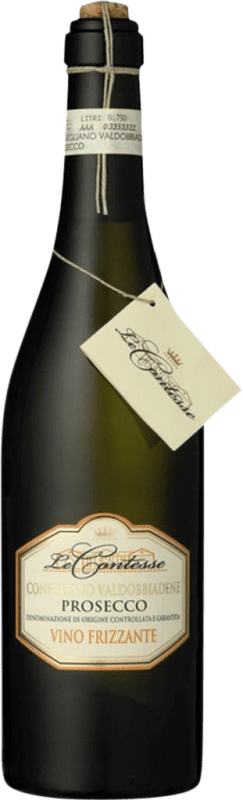 12,95 € 送料無料 | 白スパークリングワイン Le Contesse Frizzante D.O.C.G. Prosecco di Valdobbiadene Superiore di Cartizze Venecia イタリア Glera ボトル 75 cl