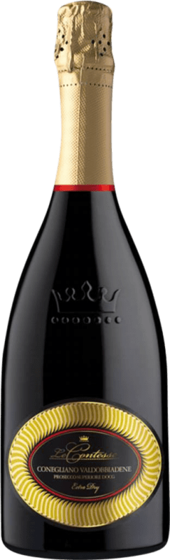 16,95 € Envio grátis | Espumante branco Le Contesse Superiore Spumante D.O.C. Prosecco Venecia Itália Glera Garrafa 75 cl