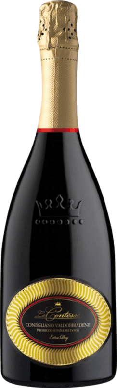 17,95 € 送料無料 | 白のスパークリングワイン Le Contesse 上級 D.O.C. Prosecco Venecia イタリア Glera — グレラ ボトル 75 cl