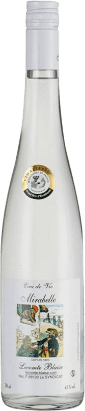 58,95 € Envío gratis | Orujo Aguardiente Lecomte Blaise A.O.C. Alsace Alsace Francia 70 cl Mirabelle — Mirabel
