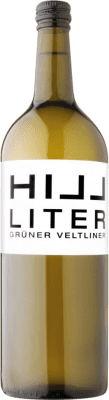 10,95 € Бесплатная доставка | Белое вино Leo Hillinger Hill сухой I.G. Burgenland Burgenland Австрия Grüner Veltliner бутылка 1 L