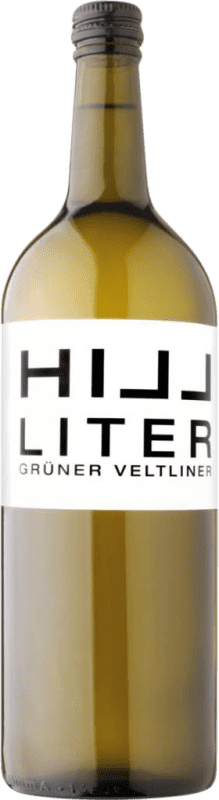 8,95 € Envío gratis | Vino Blanco Leo Hillinger Hill Trocken — Seco I.G. Burgenland Burgenland Austria Grüner Veltliner Botella 1 L