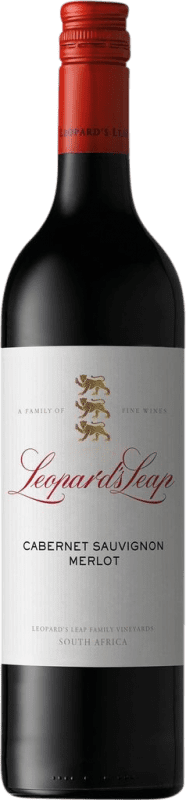 8,95 € 免费送货 | 红酒 Leopard's Leap Merlot Cabernet Sauvignon Franschhoek 南非 Merlot, Cabernet Sauvignon 瓶子 75 cl