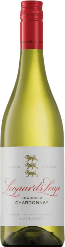 10,95 € Бесплатная доставка | Белое вино Leopard's Leap Unwooded Franschhoek Южная Африка Chardonnay — Шардоне Бутылка 75 cl