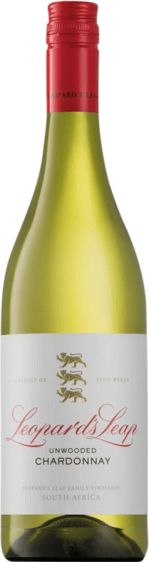 13,95 € 免费送货 | 白酒 Leopard's Leap Unwooded Franschhoek 南非 Chardonnay 瓶子 75 cl