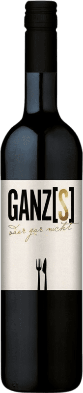 6,95 € Envío gratis | Vino Tinto Lergenmüller Ganz Oder Gar Nicht Trocken — Seco Q.b.A. Pfälz Pfälz Alemania Merlot, Nebbiolo, Dornfelder Botella 75 cl