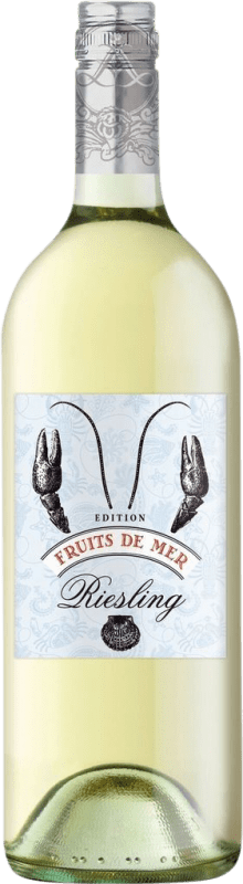 10,95 € Envio grátis | Vinho Branco Lergenmüller Fruits de Mer Trocken — Seco Q.b.A. Pfälz Pfälz Alemanha Riesling 1 L