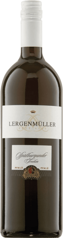9,95 € Envío gratis | Vino Tinto Lergenmüller Trocken — Seco Q.b.A. Pfälz Pfälz Alemania Pinot Negro Botella 1 L