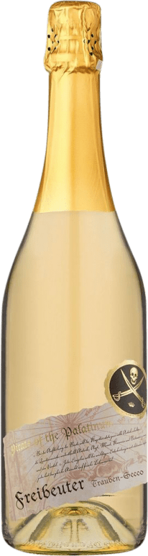 11,95 € Free Shipping | White sparkling Lergenmüller Freibeuter Dry Q.b.A. Pfälz Pfälz Germany Scheurebe Bottle 75 cl Alcohol-Free