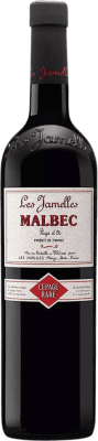 14,95 € Бесплатная доставка | Красное вино Les Jamelles Cépage Rare I.G.P. Vin de Pays d'Oc Бордо Франция Malbec бутылка 75 cl