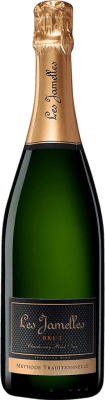 19,95 € Envío gratis | Espumoso Blanco Les Jamelles Chardonnay Pinot Noir Brut Traditionnelle — Tradicional Francia Nebbiolo, Chardonnay 75 cl