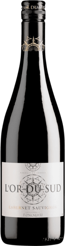12,95 € Envío gratis | Vino Tinto Les Vignobles Foncalieu I.G.P. Vin de Pays d'Oc Burdeos Francia Cabernet Sauvignon 75 cl