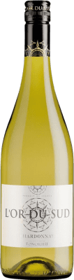 9,95 € Бесплатная доставка | Белое вино Les Vignobles Foncalieu I.G.P. Vin de Pays d'Oc Бордо Франция Chardonnay бутылка 75 cl