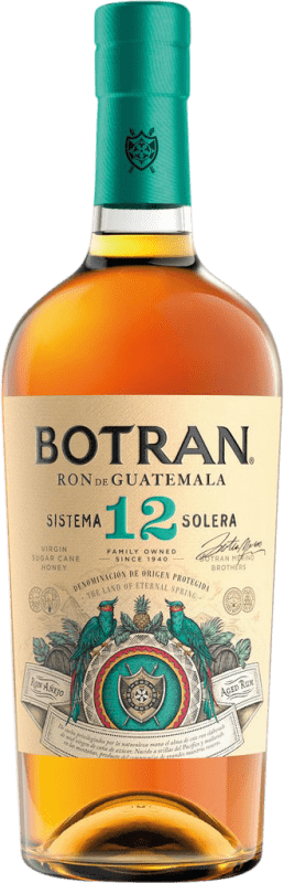 45,95 € 送料無料 | ラム Licorera Quezalteca Botran Solera — ソレラ Añejo — 熟成ラム Quetzaltenango グアテマラ 12 年 70 cl
