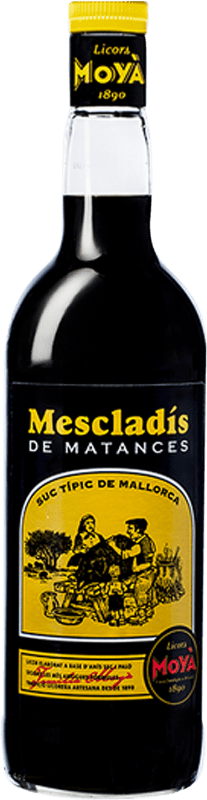 24,95 € Envío gratis | Licores Moya Mescladis de Matances Islas Baleares España Botella 1 L