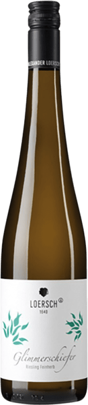 19,95 € Envio grátis | Vinho branco Loersch Glimmerschiefer Semi-seco Semi-doce Q.b.A. Mosel Mosel Alemanha Riesling Garrafa 75 cl