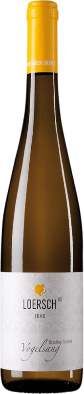 29,95 € Envio grátis | Vinho branco Loersch Vogelsang Trittenheimer Apotheke Seco Q.b.A. Mosel Mosel Alemanha Riesling Garrafa 75 cl