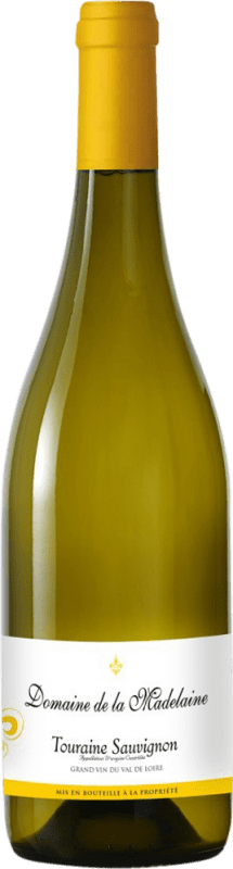 8,95 € Envio grátis | Vinho branco Loire Proprietés Domaine de la Madelaine A.O.C. Touraine Loire França Sauvignon Branca Garrafa 75 cl