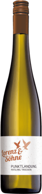 11,95 € 送料無料 | 白ワイン Lorenz & Söhne Punktlandung Trocken — 辛口 Q.b.A. Nahe Nahe ドイツ Riesling — リースリング 75 cl